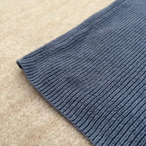 Eileen Fisher Blue Cotton Hemp Open Front Cardigan Sweater XL - Picture 8 of 10